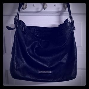 Black Leather Burberry Bag